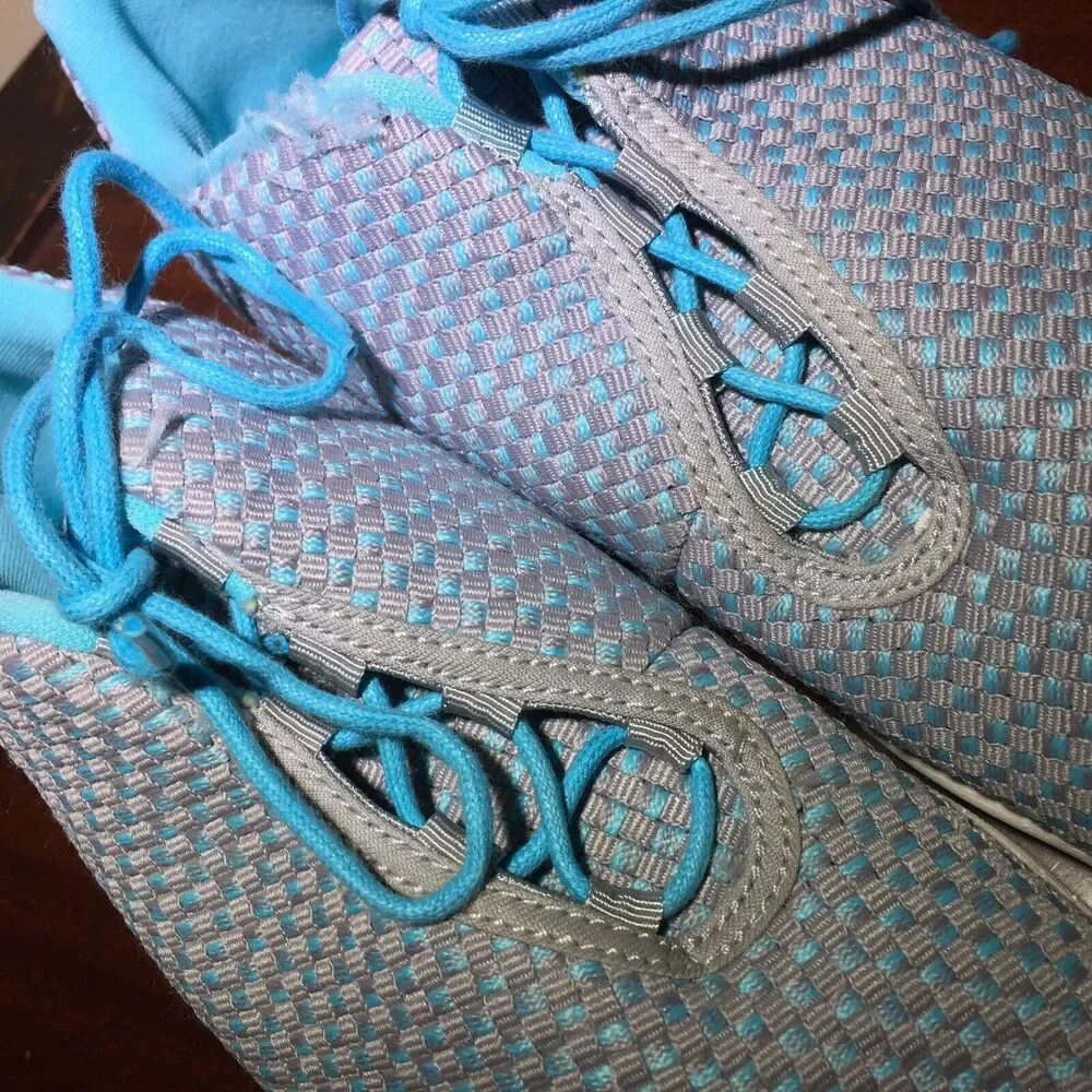 Nike Air Jordan Future Low Wolf Grey Blue Rise Youth 7 Women's Size 8.5